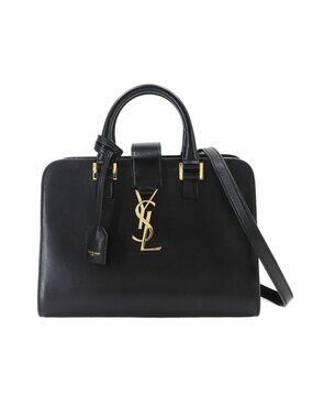 Saint Laurent Cabas 2-Way Bag Leather Black